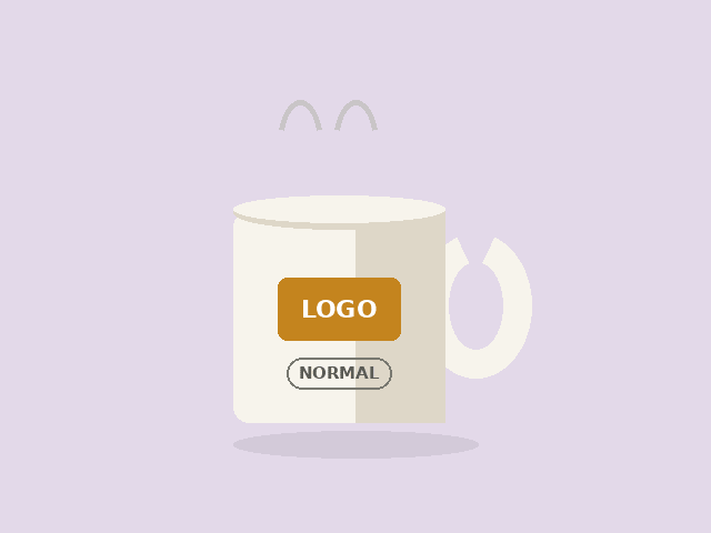 Normal print mug